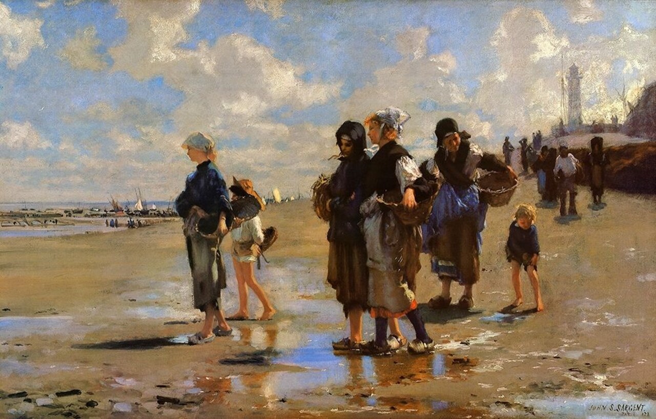 The Oyster Gatherers of Cancale Poster Print by John Singer Sargent - Item # VARPDX374289
